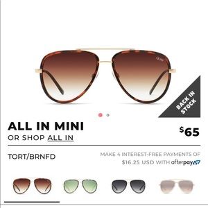 Quay All In mini sunglasses